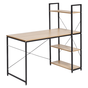 PC stôl s regálom VEINA Tempo Kondela vyobraziť