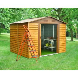 Záhradný domček 321 x 366 cm kovový Dekorhome vyobraziť