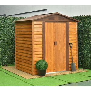 Záhradný domček 193 x 152 cm kovový Dekorhome vyobraziť