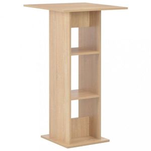 Barový stôl s 2 policami Dekorhome vyobraziť