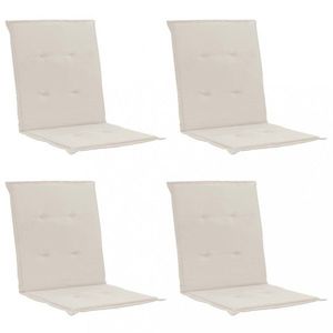 Vodeodolné podušky na záhradné stoličky 4 ks Dekorhome vyobraziť