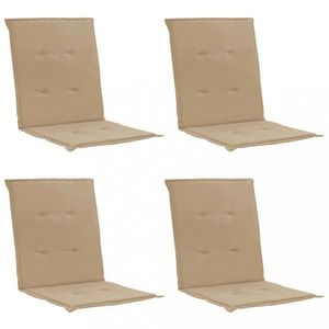 Vodeodolné podušky na záhradné stoličky 4 ks Dekorhome vyobraziť