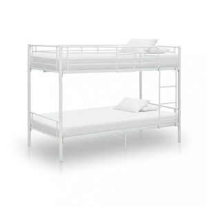 Poschodová posteľ 90x200 cm kov Dekorhome vyobraziť