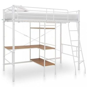 Viacúčelová posteľ 90x200 cm kov Dekorhome vyobraziť