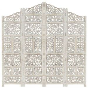 Drevený paraván 4-dielny Dekorhome vyobraziť