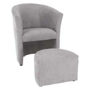 Kreslo s taburetom ROSE Tempo Kondela vyobraziť