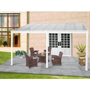 Hliníková pergola 4, 35x3 m WALL 43 biela Lanitplast vyobraziť