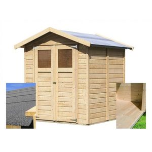 Drevený záhradný domček s podlahou 180 x 184 cm Dekorhome vyobraziť