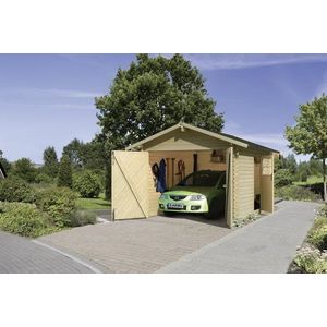 Prístrešok na auto 297 x 447 cm smrek Dekorhome vyobraziť