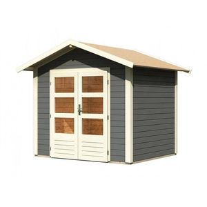 Drevený záhradný domček 244 x 204 cm Dekorhome vyobraziť