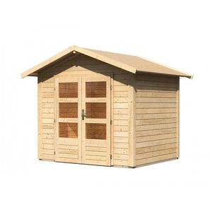 Drevený záhradný domček 244 x 204 cm Dekorhome vyobraziť