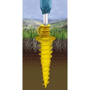 Zemná skrutka pre ukotvenie sušiaku Dekorhome vyobraziť