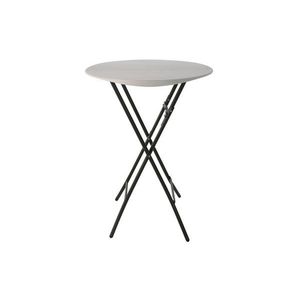 Skladací barový stôl biela / čierna Dekorhome vyobraziť