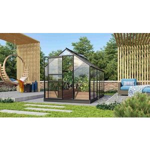 Skleník VENUS 2500 číre sklo 3 mm Dekorhome vyobraziť