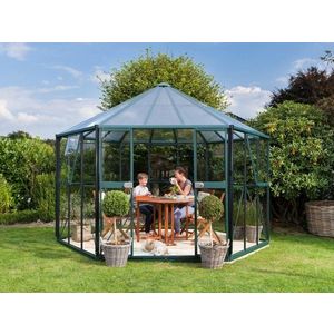 Pavilón HERA 9000 sklo / polykarbonát / hliník Dekorhome vyobraziť