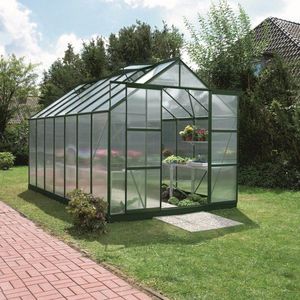 Skleník URANUS 11500 polykarbonát zelený Dekorhome vyobraziť