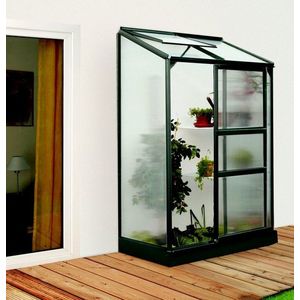 Skleník k stene IDA 900 zelený Dekorhome vyobraziť