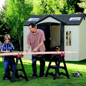 Plastový záhradný domček 305 x 244 cm Dekorhome vyobraziť