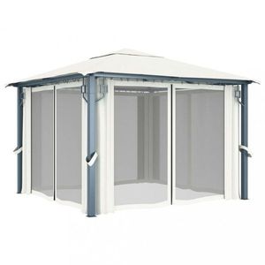 Záhradný altánok so závesmi 3x3 m Dekorhome vyobraziť