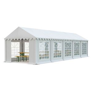Záhradný párty stan 3x10m biela KLASIK vyobraziť