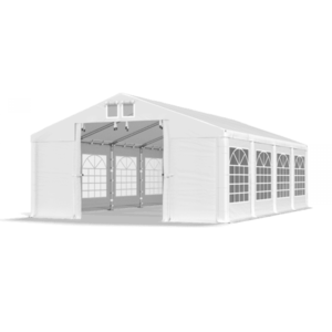Skladový stan 4x8m biela EKONOMY vyobraziť