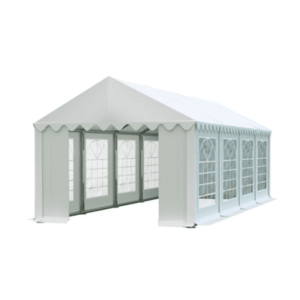 Záhradný párty stan 4x8m biela KLASIK vyobraziť