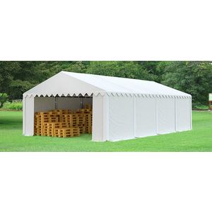 Skladový stan 6x8m biela EKONOMY vyobraziť