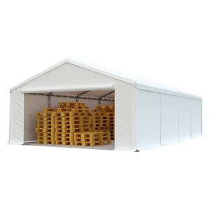Skladový stan 5x8 biela EKONOMY vyobraziť
