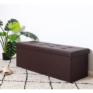 Skladací taburet s úložným priestorom D6962 Dekorhome vyobraziť