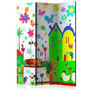 Paraván Happy farm Dekorhome vyobraziť