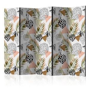 Paraván Tropical Geometry Dekorhome vyobraziť