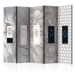 Paraván Labels Dekorhome vyobraziť