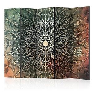 Paraván Center (Green) II Dekorhome vyobraziť