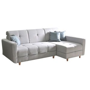 Sedacia súprava rozkladacia HAKAN svetlosivá / mentolová Tempo Kondela vyobraziť