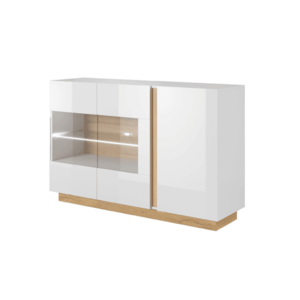 Komoda s vitrínou CITY Tempo Kondela vyobraziť