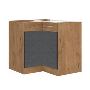 Spodná rohová skrinka VEGA 90x90 DN 1F BB Tempo Kondela vyobraziť