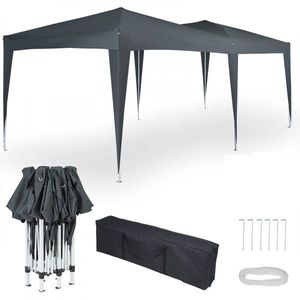 Výsuvný záhradný altánok 3x6m D7096 antracit Dekorhome vyobraziť