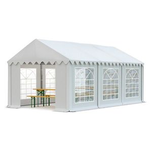 Záhradný párty stan 4x6m biela KLASIK vyobraziť