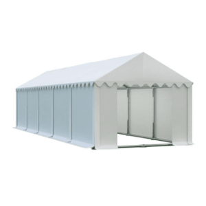 Skladový stan 4x10 biela PREMIUM vyobraziť