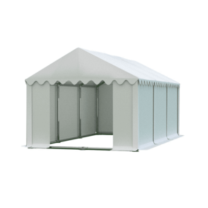 Skladový stan 4x6m biela PREMIUM vyobraziť