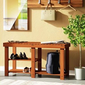 Botník z agátového dreva D5377 Dekorhome vyobraziť