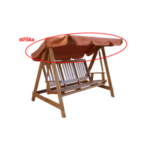 Strieška k hojdačke ANETA / LUISA oranžová ROJAPLAST vyobraziť