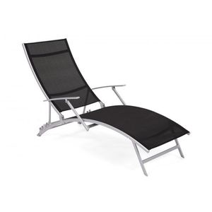 Záhradné ležadlo oceľ / textil vyobraziť