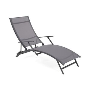 Záhradné ležadlo oceľ / textil vyobraziť