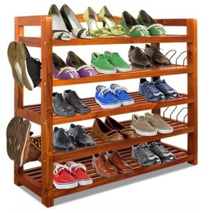 Botník z agátového dreva D100698 Dekorhome vyobraziť