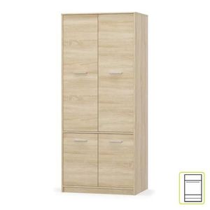 Vešiaková skriňa TEYO 4D Tempo Kondela vyobraziť