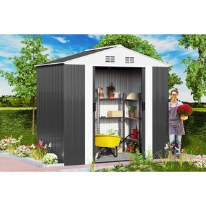 Záhradný domček D0741 antracit Dekorhome vyobraziť