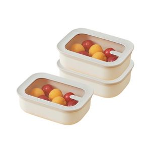 LOCKNLOCK Dóza na potraviny LOCK Dual Nesting sada 3ks vyobraziť