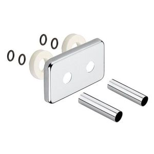 SAPHO - Obdĺžniková krycia rozeta pre pripojenie TWIN, nerez mat CP7535 vyobraziť