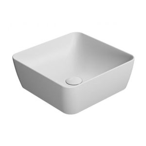 GSI - SAND/NUBES keramické umývadlo na dosku 38x38cm, biela mat 903809 vyobraziť